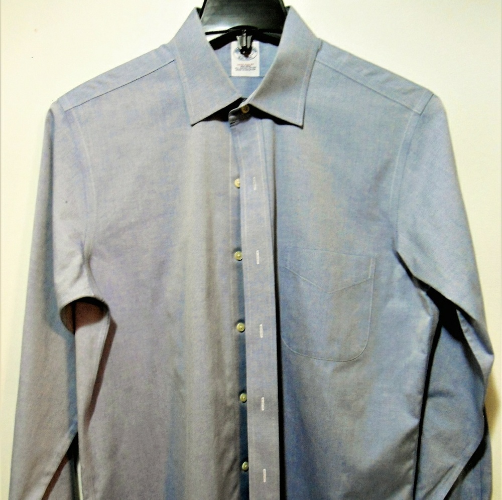 Brooks Brothers Blue Dress Shirt Extra Slim Fit